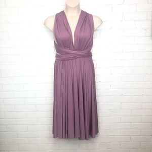 Knee Length Purple Multiway Dress sz L